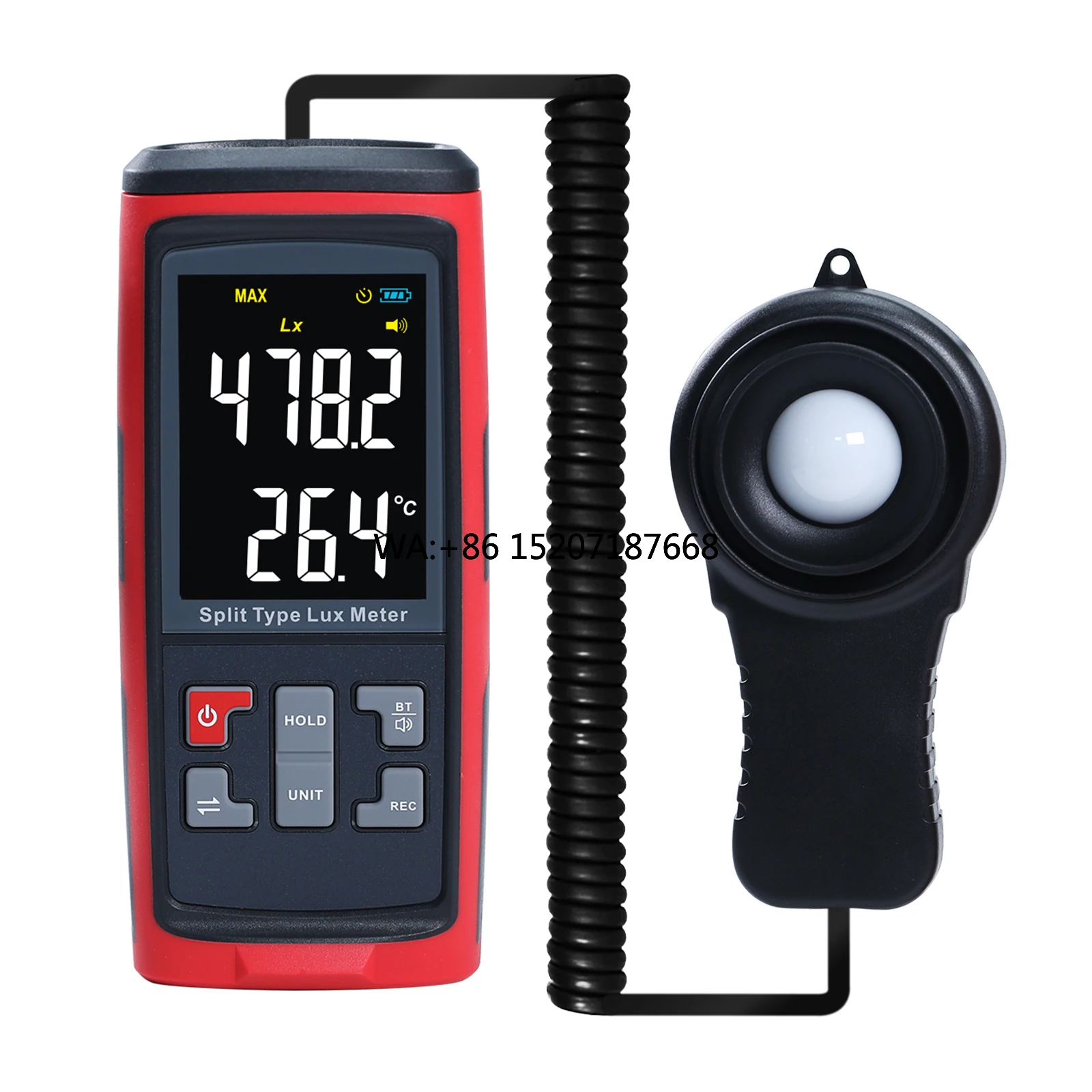 Photography Lighting Types - Digital Split Type Lux Light Illuminometer