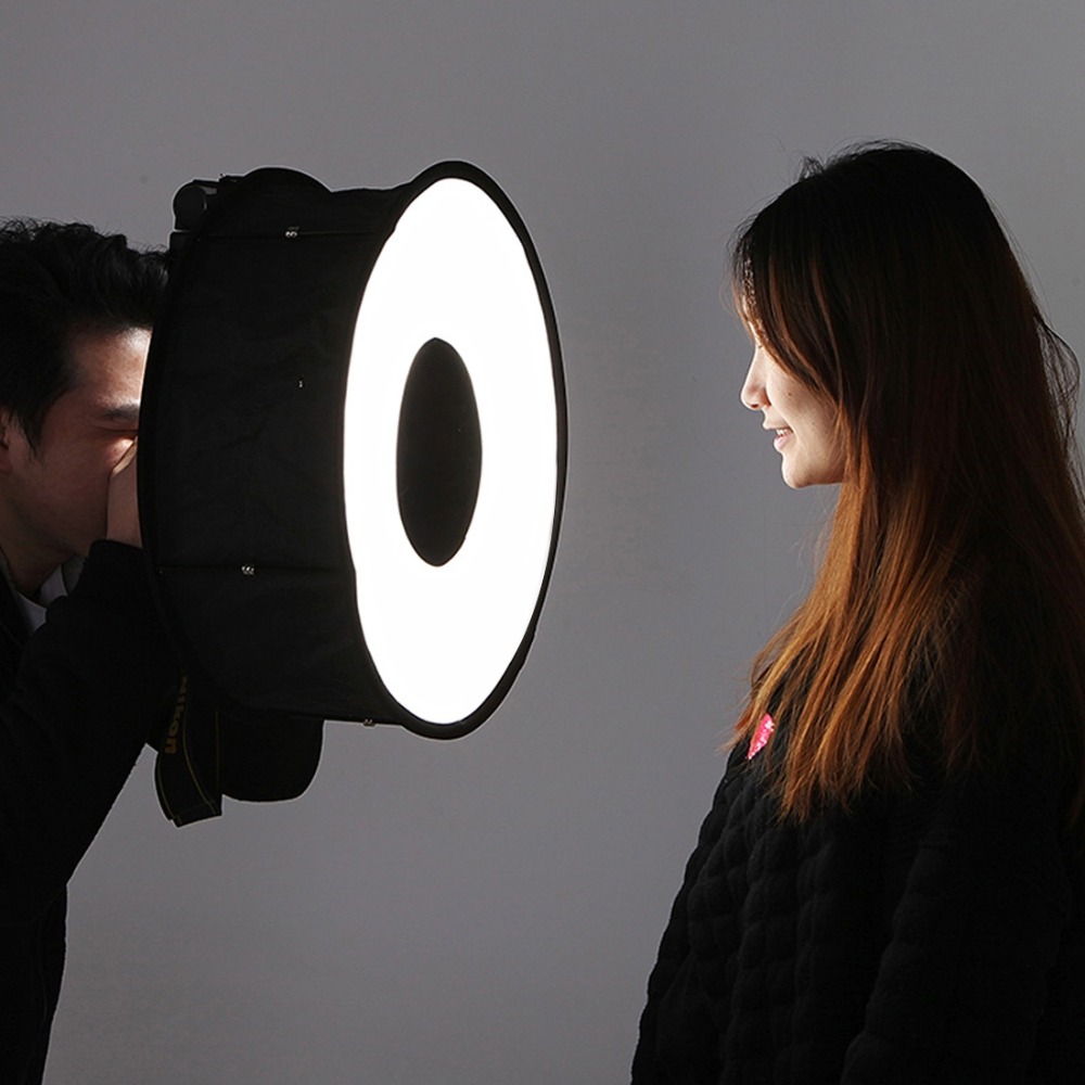Photography Lighting Style - 45cm Ring Softbox Speedlight Round Style
