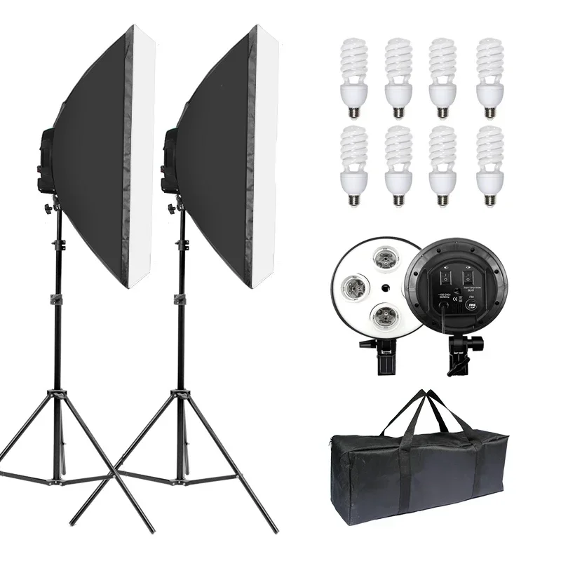 Photography Lighting For Portraits - Photography Studio Lighting kit of E27