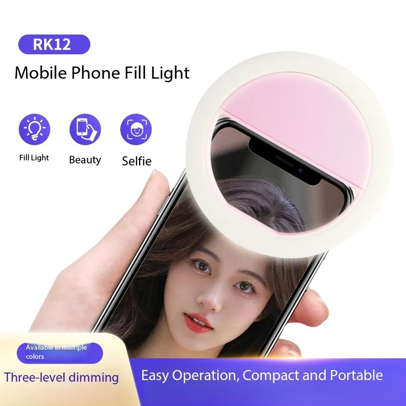 Rechargeable Clip On Selfie Ri - Photography Lighting Portable recension och pris