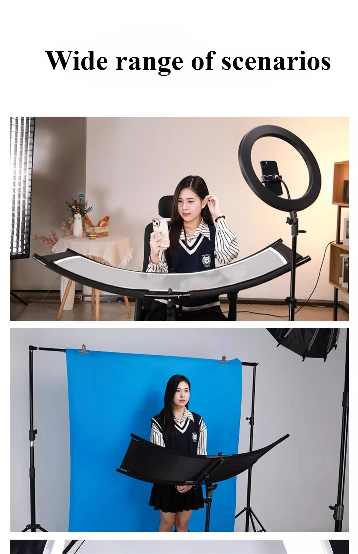 4-Color Cloth U-Type Reflector - Photography Lighting Types recension och pris