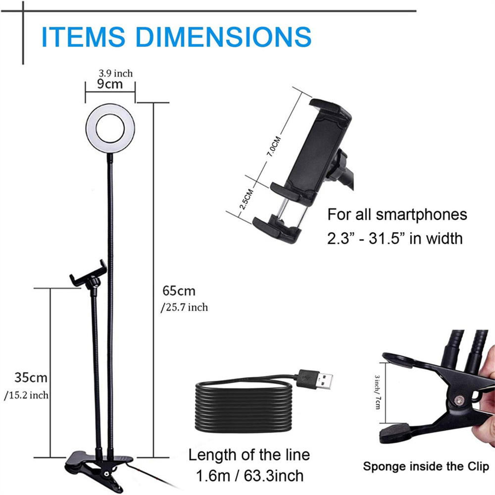 Universal Flexible Mobile Phon - Photography Lighting Game recension och pris