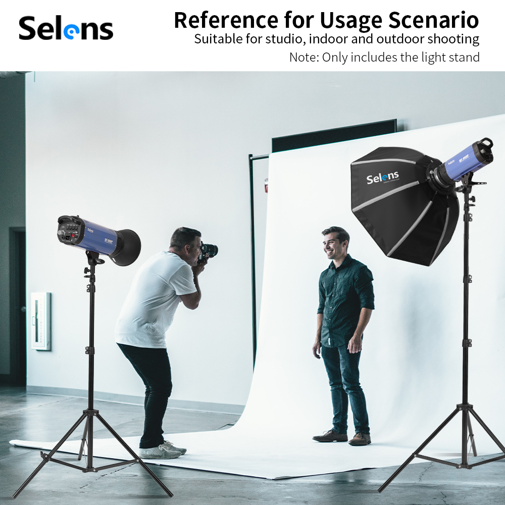 Selens 2.2~3.95m Air-Cushion L - Photography Lighting Softbox recension och pris