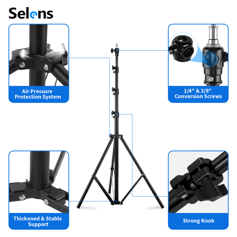 Selens 2.2~3.95m Air-Cushion L - Photography Lighting Softbox recension och pris