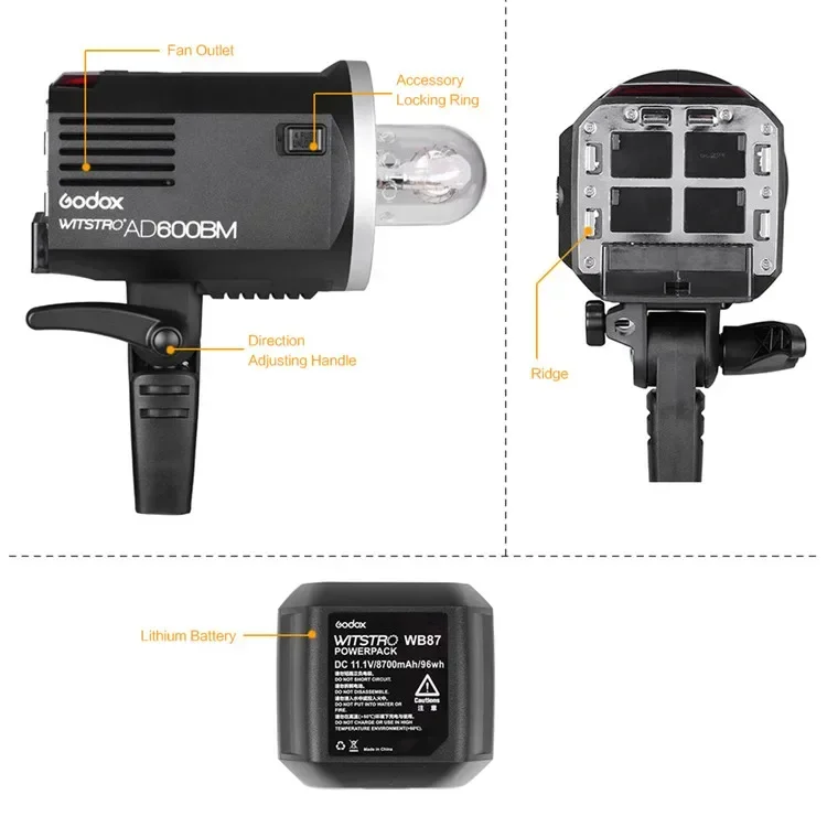 2026 Premium  AD600BM 600W Stu - Photography Lighting Portable recension och pris