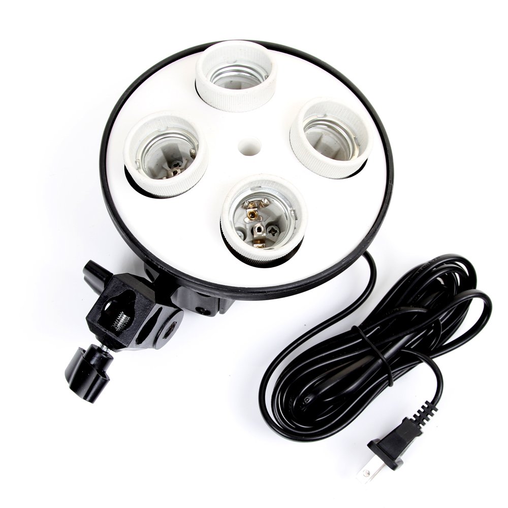 E27 Base Four Lamp Holder  Lig - Photography Lighting Softbox recension och pris