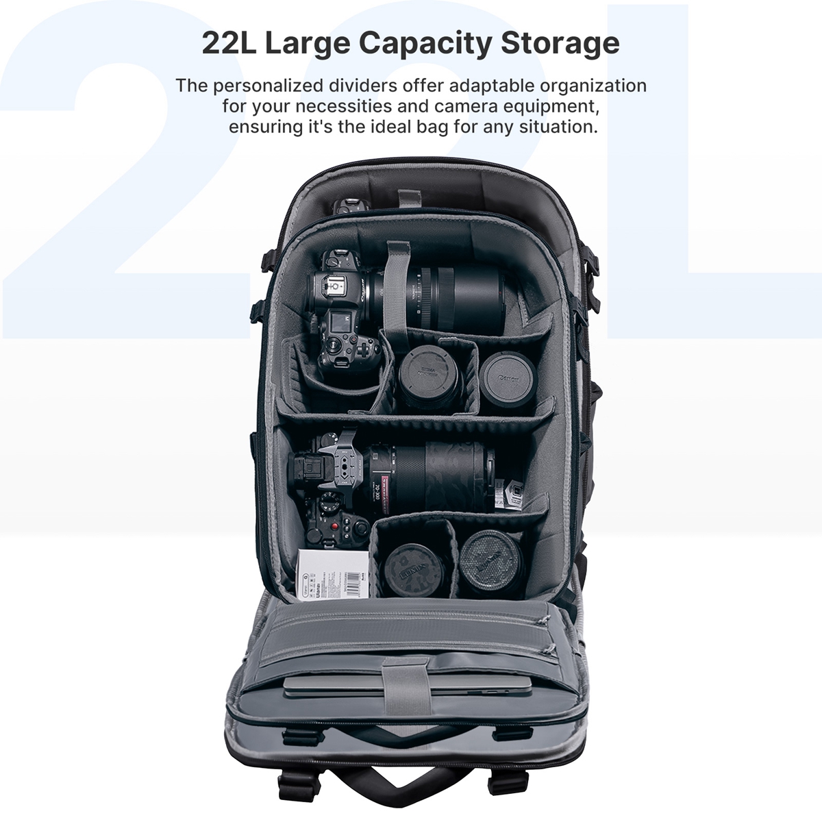 Ulanzi BP09 Camera Backpack 22 - Photography Lighting Bag recension och pris