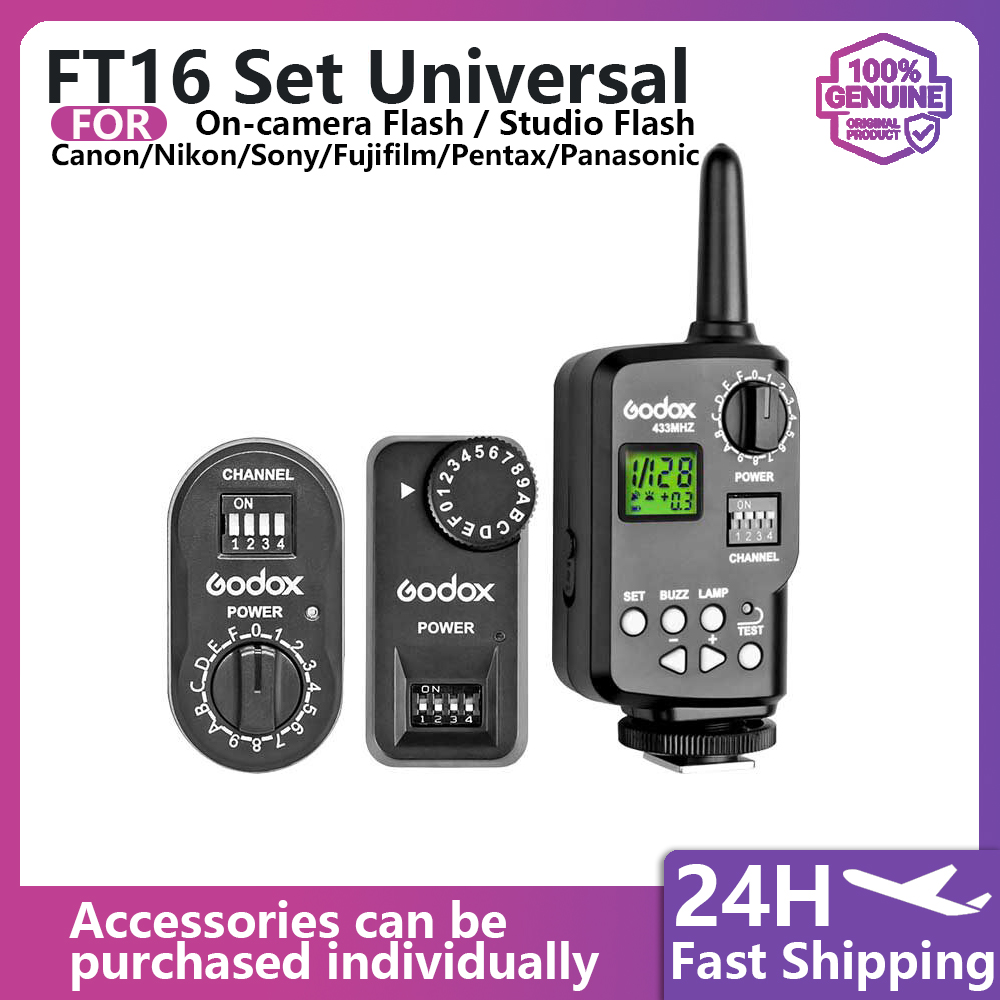 FT-16 Flash Trigger Set Transm - Trigger Receiver Set recension och pris