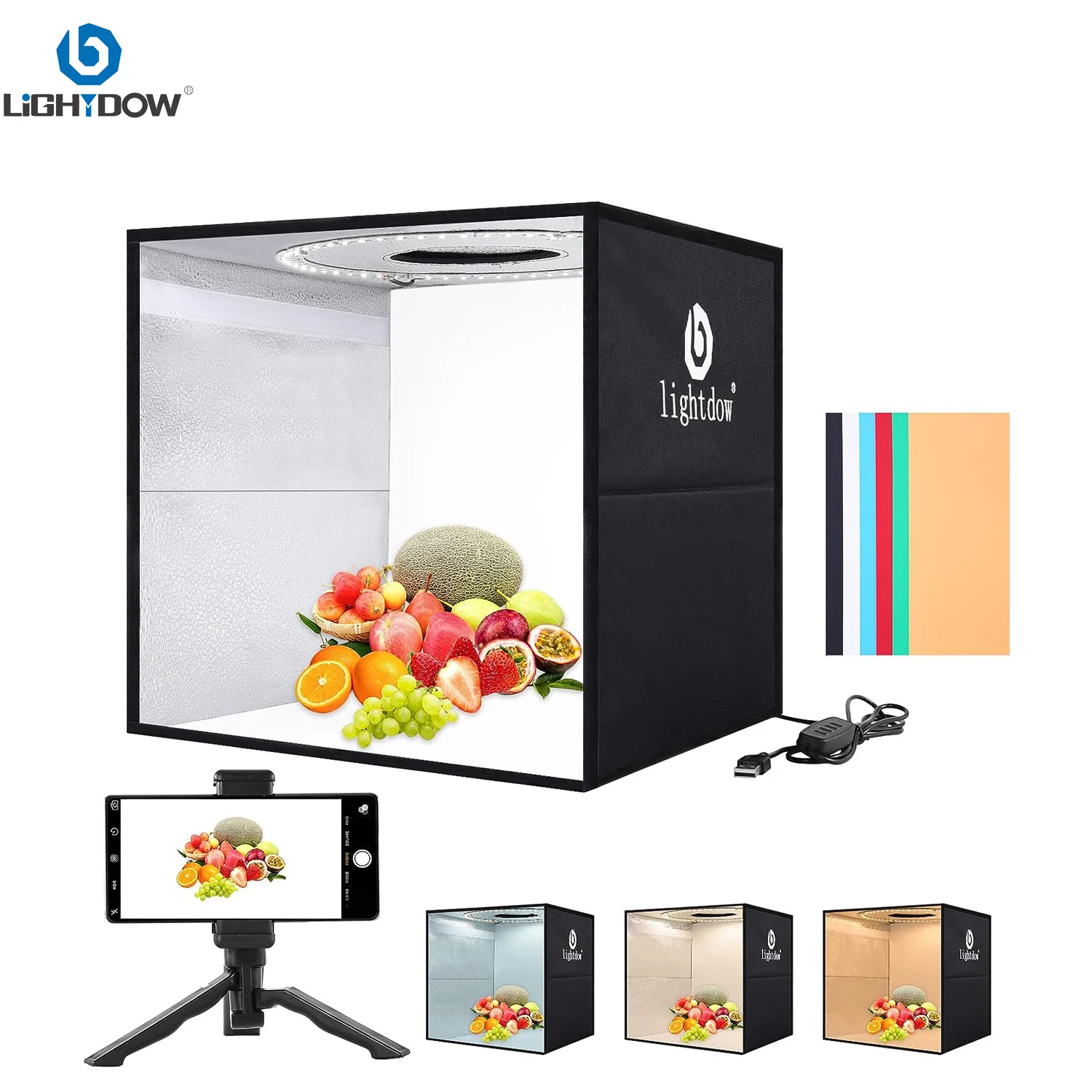 Lightdow Dimmable Photo Box LE - Photography Video Lighting Kit recension och pris
