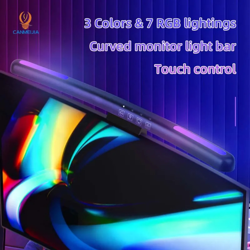 Curved LED Monitor Light Bar U - Photography Lighting Game recension och pris